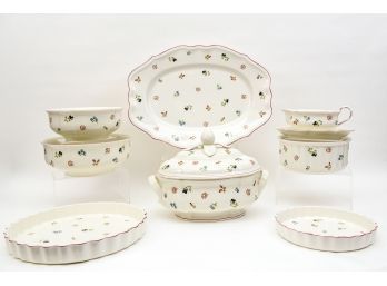 Villeroy & Boch 'Petite Fleur' Porcelain Serving Dishes, Tureen, Bowls And More