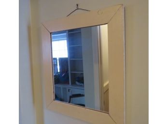 Shabby Chic Vintage Painted Wood Mirror