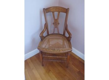Antique Eastlake Cane Chair
