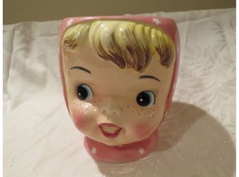 Vintage Napco Miss Cutie Pie Cookie Jar