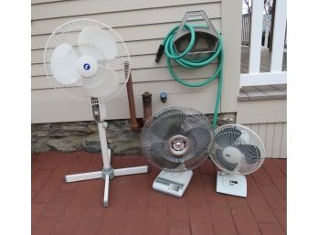 Three Electric Fans