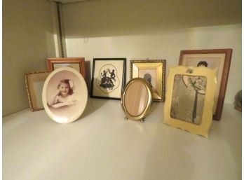 Variety Of Vintage Frames, Silhouettes, And Photos