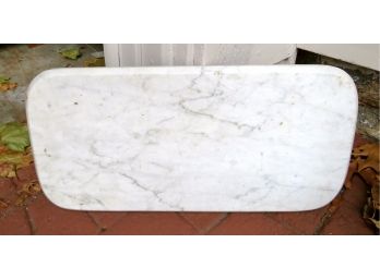 Rectangular White Marble Slab