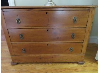 Antique Three Drawer Chest Of Drawers Knapp Joinery