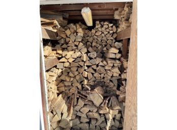 Seasoned Oak Firewood, 4 Cords Estimated * Winner Must Remove From Shed On Property *