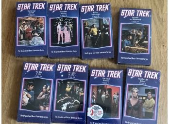 Start Trek Original And Uncut Series Video Tapes -79 Episodes. Still In Original Packaging And Plastic Wrap.