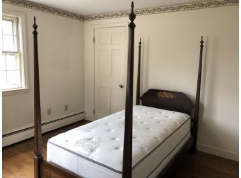 Lambert Hitchcock Cherry Four Poster Twin Bed