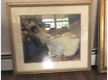 Framed Print, 'The Arbor' By Sir Alfred James Munnings