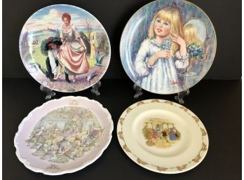 Grouping Of Four Collectors Plates - Royal Doulton, Wedgewood, Limoges