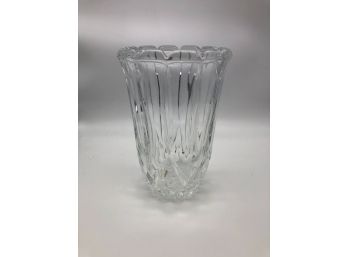 Polish Lead Crystal Vase, 9' Tall