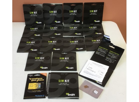 Go Mobile Smart 16 Sim Kits Brand New