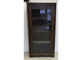 Antique Mahogany Glass Front Cupboard/ Bookcase