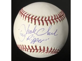Jack Clark The Ripper Autographed Signed Baseball Cardinals