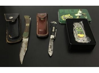 Lot Of Three (3) Pocketknives, Vintage