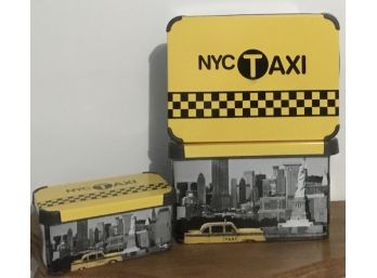 New York Taxi Stack Boxes (3) Cool !