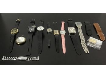 Lot Of 9 Watches, Mickey Mouse, Plus