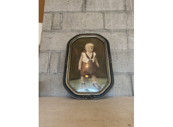 Concave Wooden Frame Of Unknown Boy