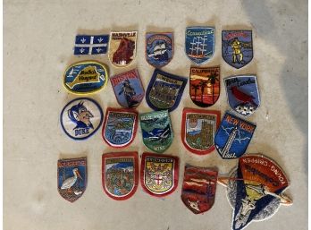 Group Of Miscellaneous State And Country Patches