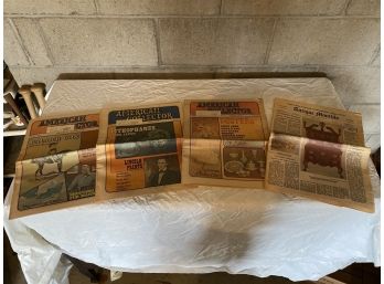 Group Of 4 American Collector Newspapers 1970s