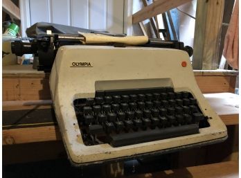 Olympia International Typewriter With Cover