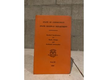 1969 State Of CT State Highway Department Book