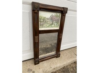 Currier And Ives Decorative Mirror