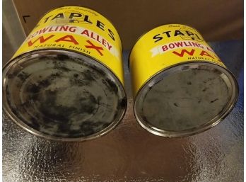 Old Collectible WAX Cans