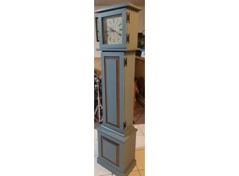 Blue Free Standing Battery Operated Clock