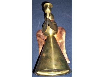 Brass And Copper Angel Candle Stick Holder 9 12 Inch