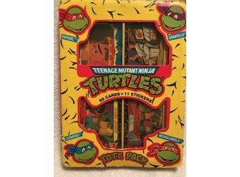 Teenage Mutant Ninja Turtles Trading Card And Sticker Tote Pack