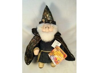 Vintage Gund Enchanted Kingdom Malors The Wizard 1992 #4926 Plush Toy With Tags