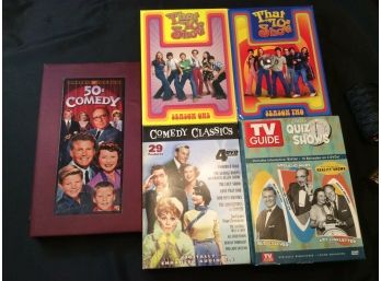 Lot Of 5 Television Show Boxed DVD Sets Comedy Classics That 70s Show 50s Comedy