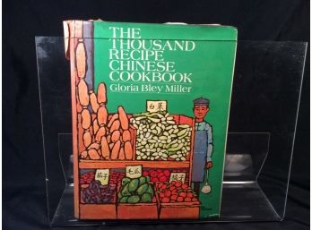 Thousand Recipe Chinese Cookbook By Gloria B. Miller (Hardcover) With Book Stand