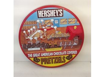Hershey's Chocolate Covered Pretzel Round Tin