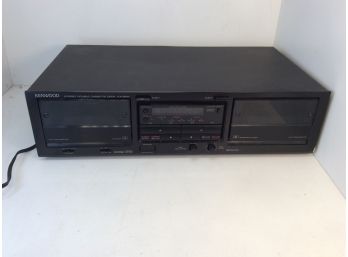 Kenwood Stereo Double Cassette Deck