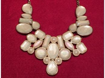 Wonderful Vintage Geometric 'Breastplate' Necklace.