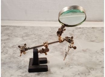 Jewelers Magnifying Glass With Dual Clips