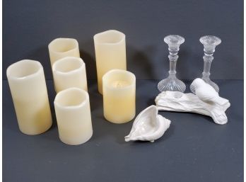 Battery Operated Candles & Candle Holder Assortment