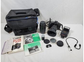 Vintage Canon EOS 630 Digital Film Camera Bundle