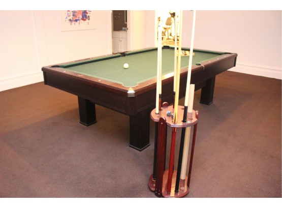 8FT Brunswick Pool Table With Accessories