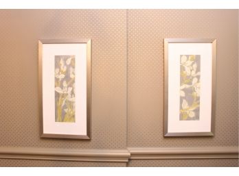 Pair Of Signed Floral Paintings
