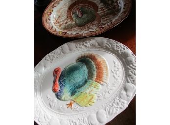 Pair Of  Turkey Platters