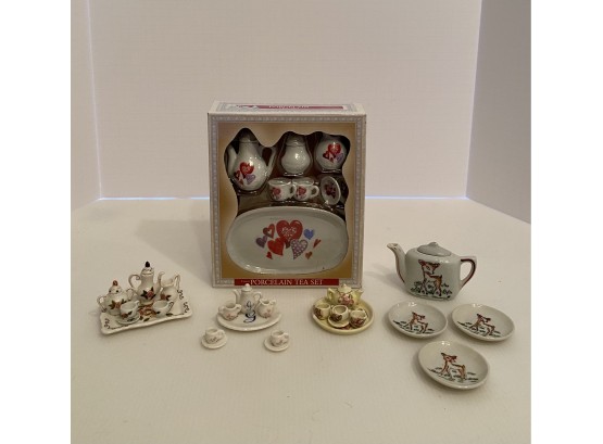 Assorted Miniature Tea Sets