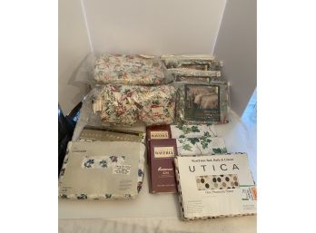 Assorted Sheets/Shams/Pillowcases