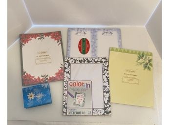 Assorted Stationary/Letterhead  & Memo Box With Note Cards