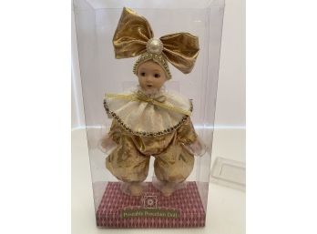 GORGEOUS Porcelain Posable Doll - NEW In Box