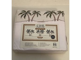 At Home Full Sheet Set - Palm Tree Design