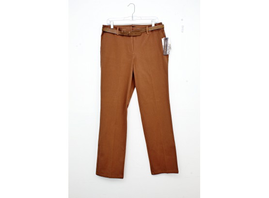 NEW Dana Buchman 'Red Alert' Pants, Size 10 (Retail $56)