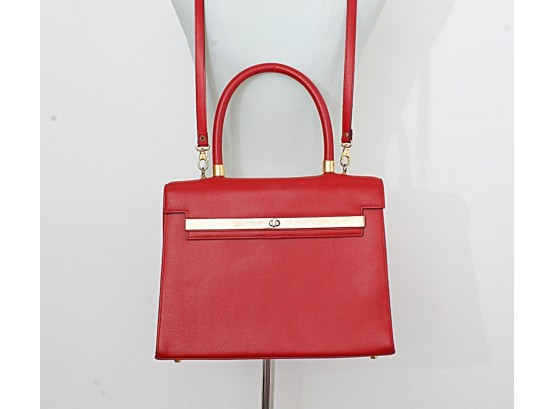 Chic Focus Paris Red Leather Bag