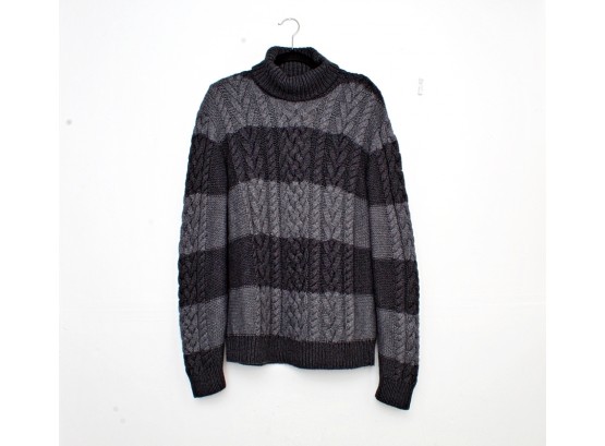 Michael Kors Men's Cable Knit Sweater, Size XL
